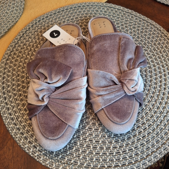 A new day velvety mule flats purple sz 7 - Picture 4 of 14